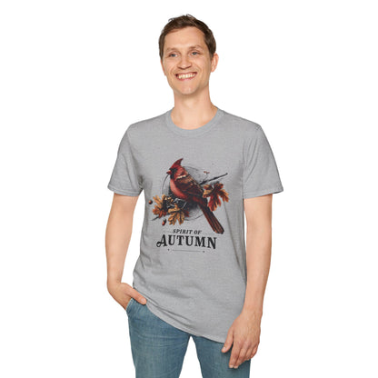 Northern Cardinal Spirit of Autumn Vintage T-Shirt