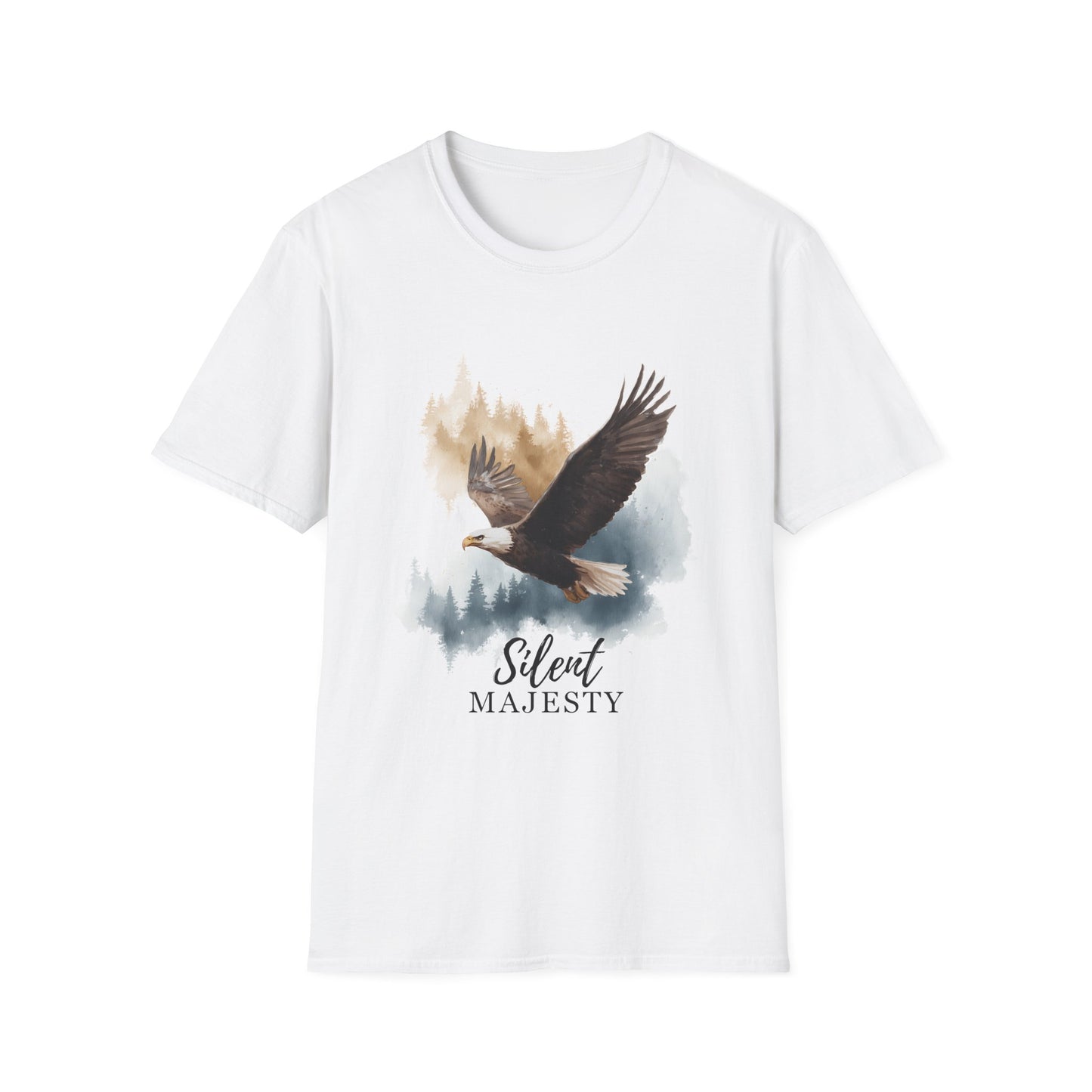 Bald Eagle Silent Majesty Watercolor T-Shirt