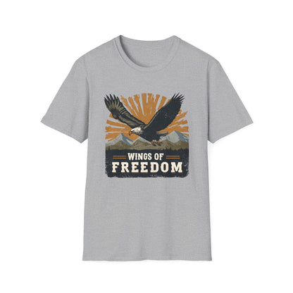 Bald Eagle Wings of Freedom T-Shirt