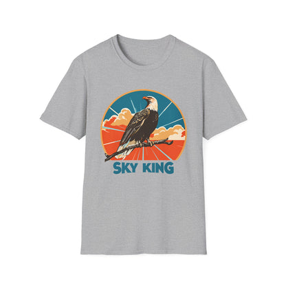 Bald Eagle Sky King Retro T-Shirt