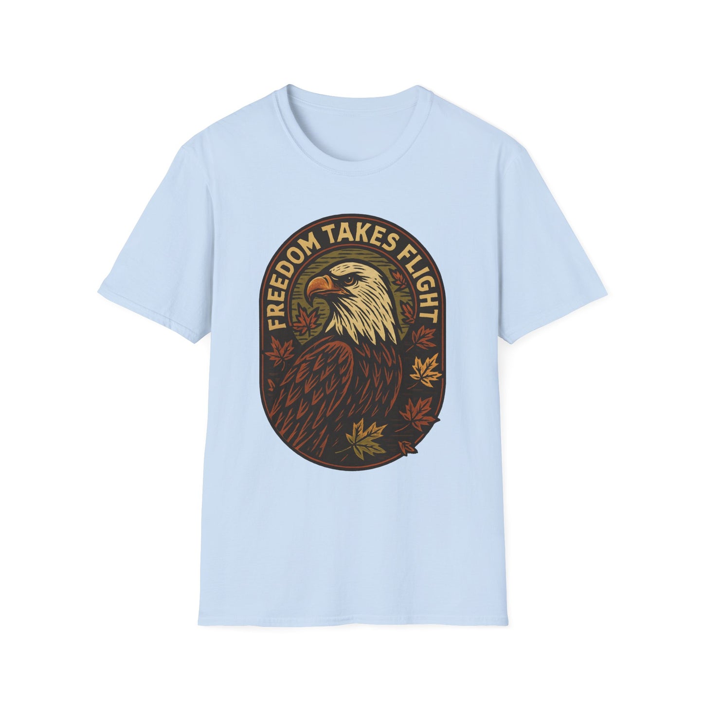Bald Eagle Autumn Vintage T-Shirt