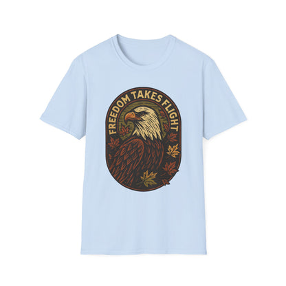 Bald Eagle Autumn Vintage T-Shirt