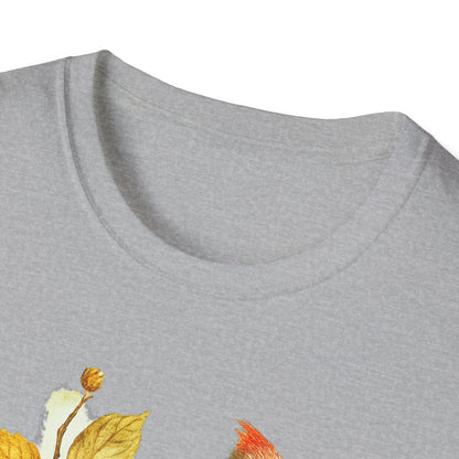Northern Cardinal (Female) Field Guide Watercolor T-Shirt