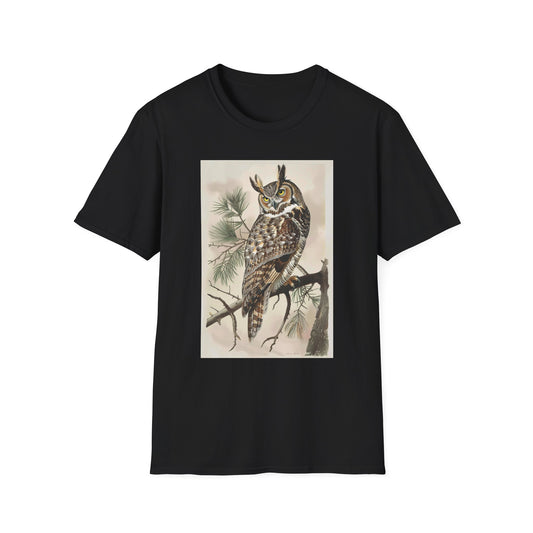 Great Horned Owl – Vintage T-Shirt
