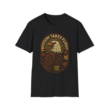 Bald Eagle Autumn Vintage T-Shirt