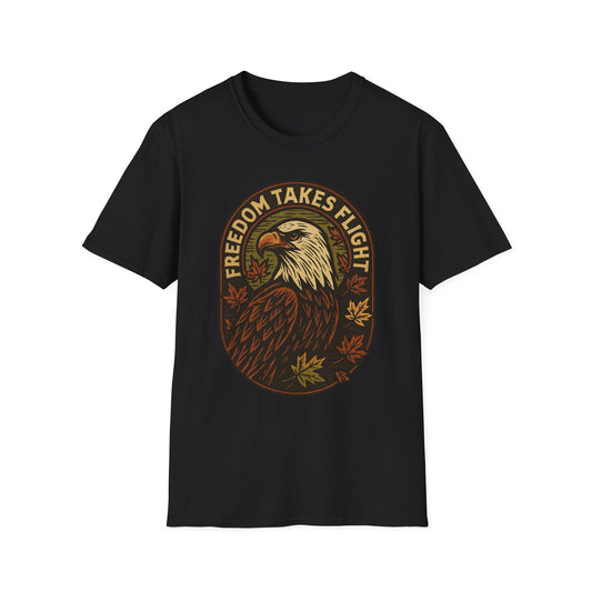 Bald Eagle Autumn Vintage T-Shirt