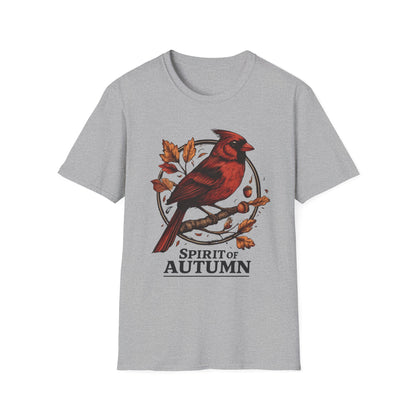 Northern Cardinal Spirit of Autumn T-Shirt