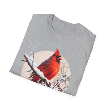 Northern Cardinal – Winter Branch T-Shirt