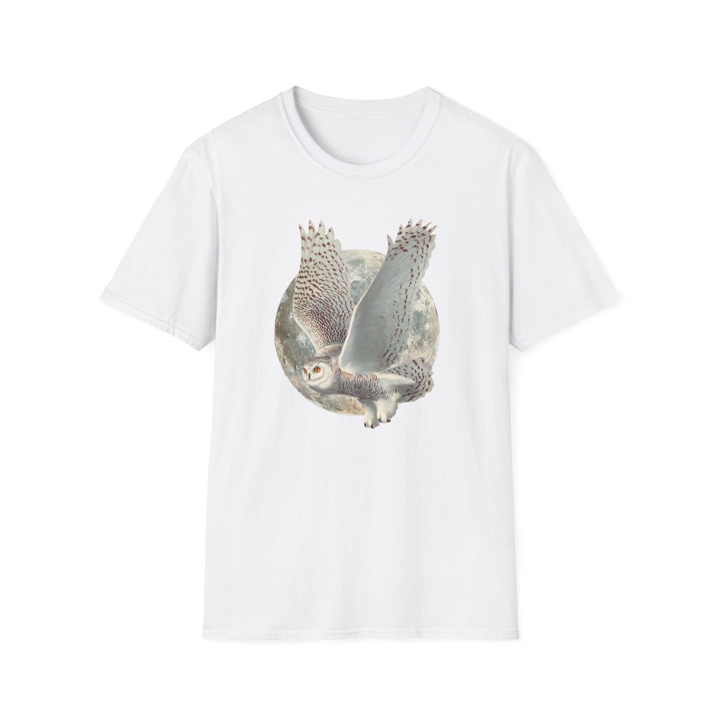 Snowy Owl Moon T-Shirt