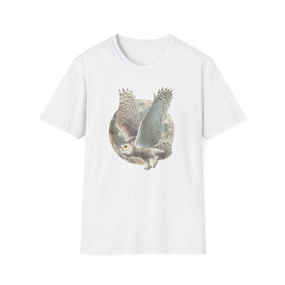 Snowy Owl Moon T-Shirt