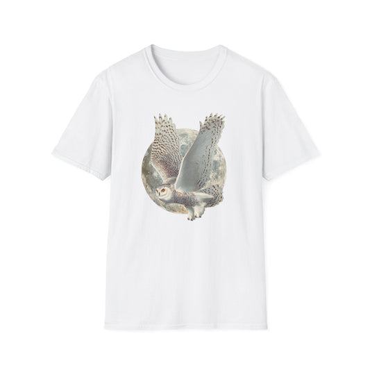Snowy Owl Moon T-Shirt