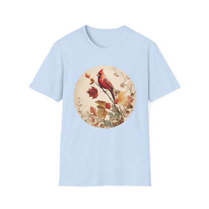 Northern Cardinal Autumn Branch T-Shirt