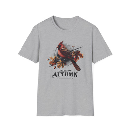 Northern Cardinal Spirit of Autumn Vintage T-Shirt