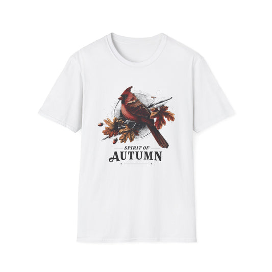 Northern Cardinal Spirit of Autumn Vintage T-Shirt