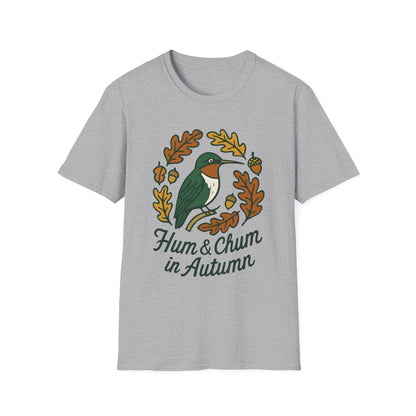 Ruby-throated Hummingbird Autumn Crest T-Shirt