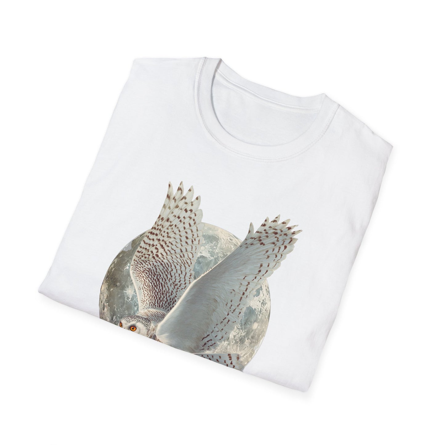 Snowy Owl Moon T-Shirt