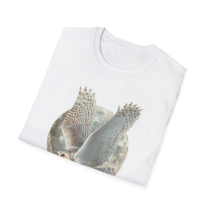 Snowy Owl Moon T-Shirt