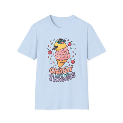 American Goldfinch Chillin’ Kawaii T-Shirt