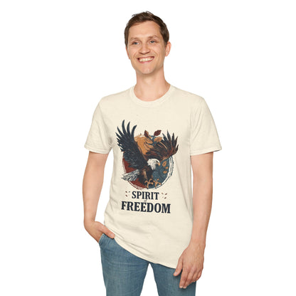 Bald Eagle Spirit of Freedom Vintage T-Shirt