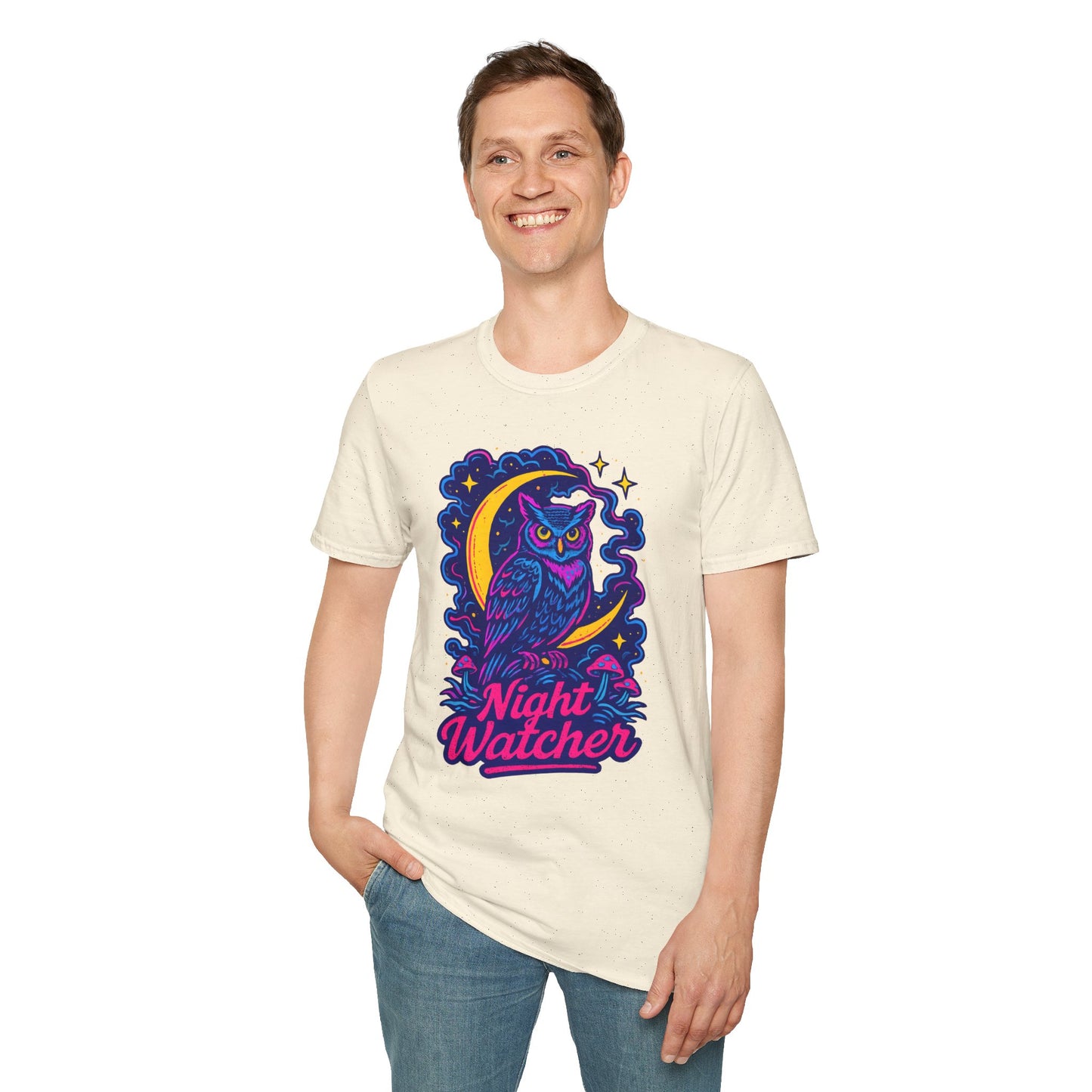 Great Horned Owl Psychedelic T-Shirt