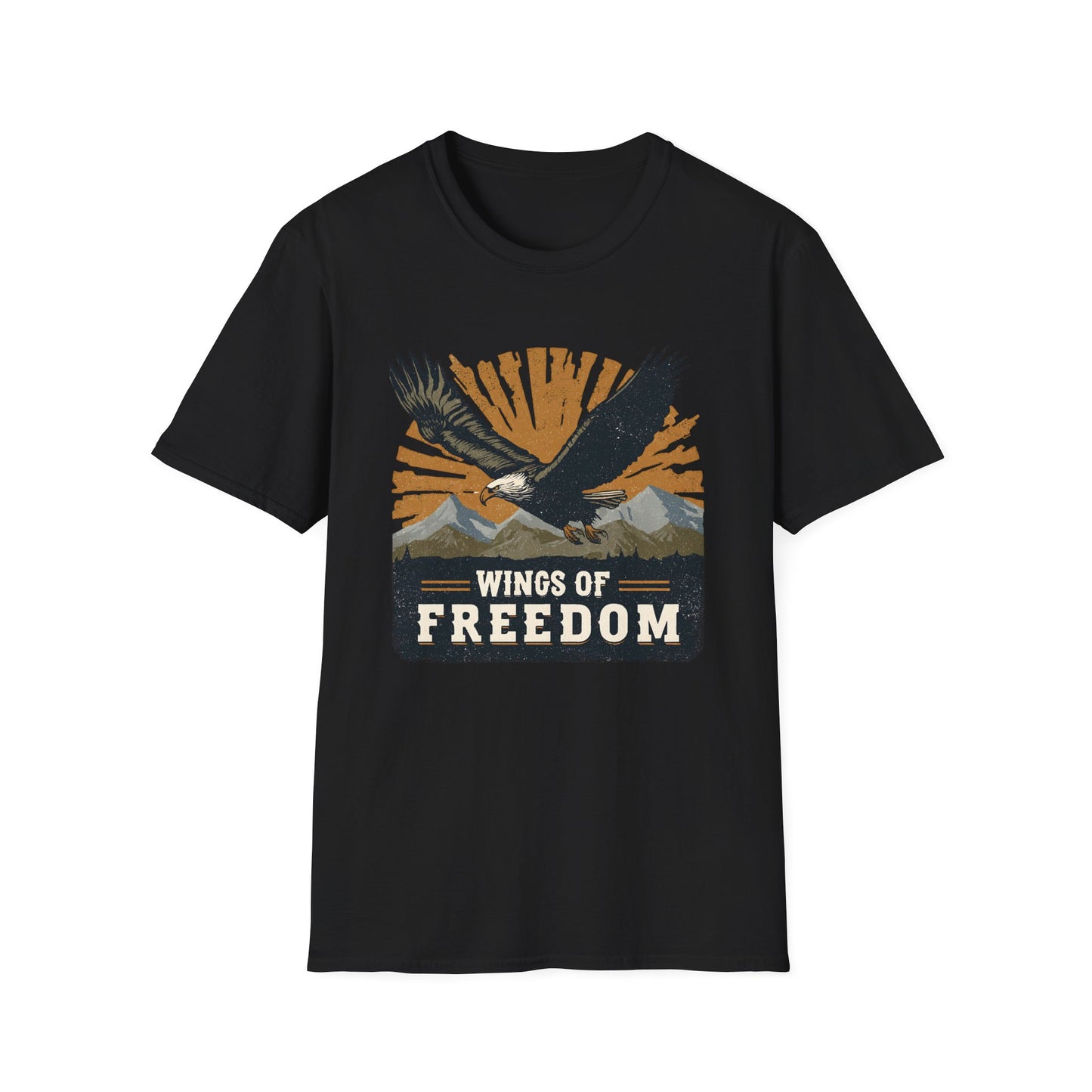 Bald Eagle Wings of Freedom T-Shirt