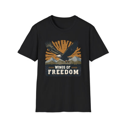 Bald Eagle Wings of Freedom T-Shirt