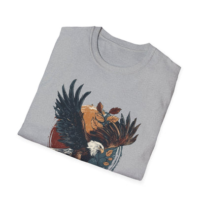 Bald Eagle Spirit of Freedom Vintage T-Shirt