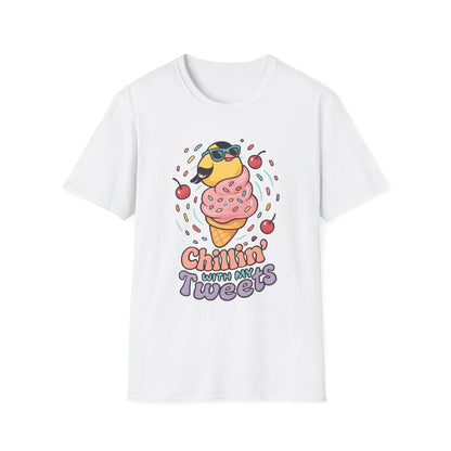 American Goldfinch Chillin’ Kawaii T-Shirt