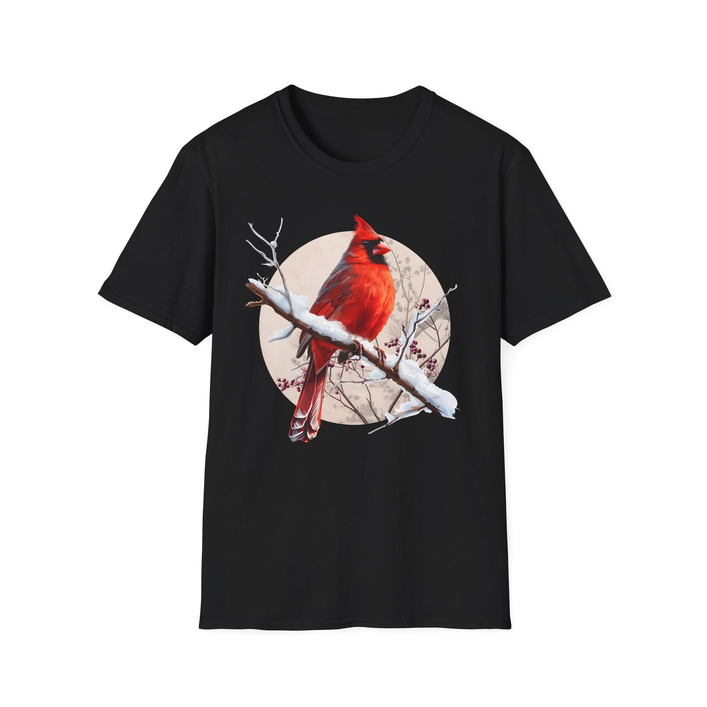 Northern Cardinal – Winter Branch T-Shirt