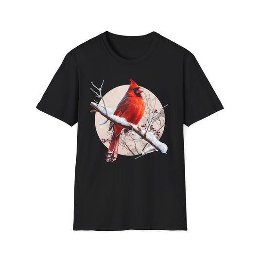 Northern Cardinal – Winter Branch T-Shirt
