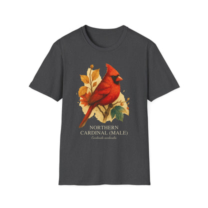 Northern Cardinal (Male) – Field Guide Watercolor Tee