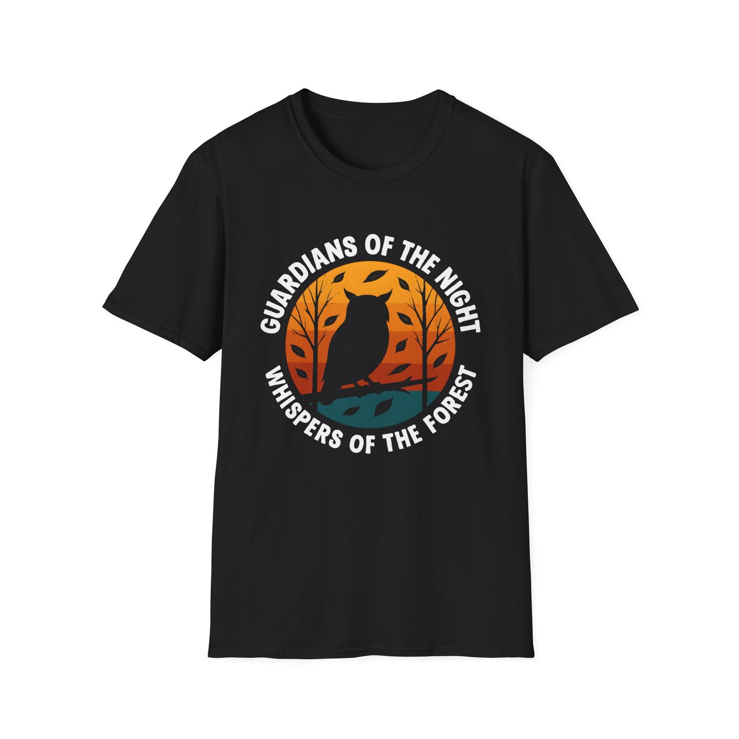 Owl Silhouette Sunset T-Shirt