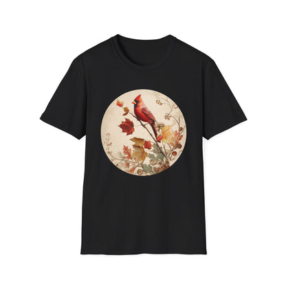 Northern Cardinal Autumn Branch T-Shirt