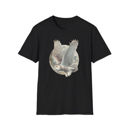 Snowy Owl Moon T-Shirt