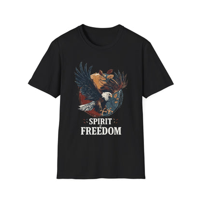 Bald Eagle Spirit of Freedom Vintage T-Shirt