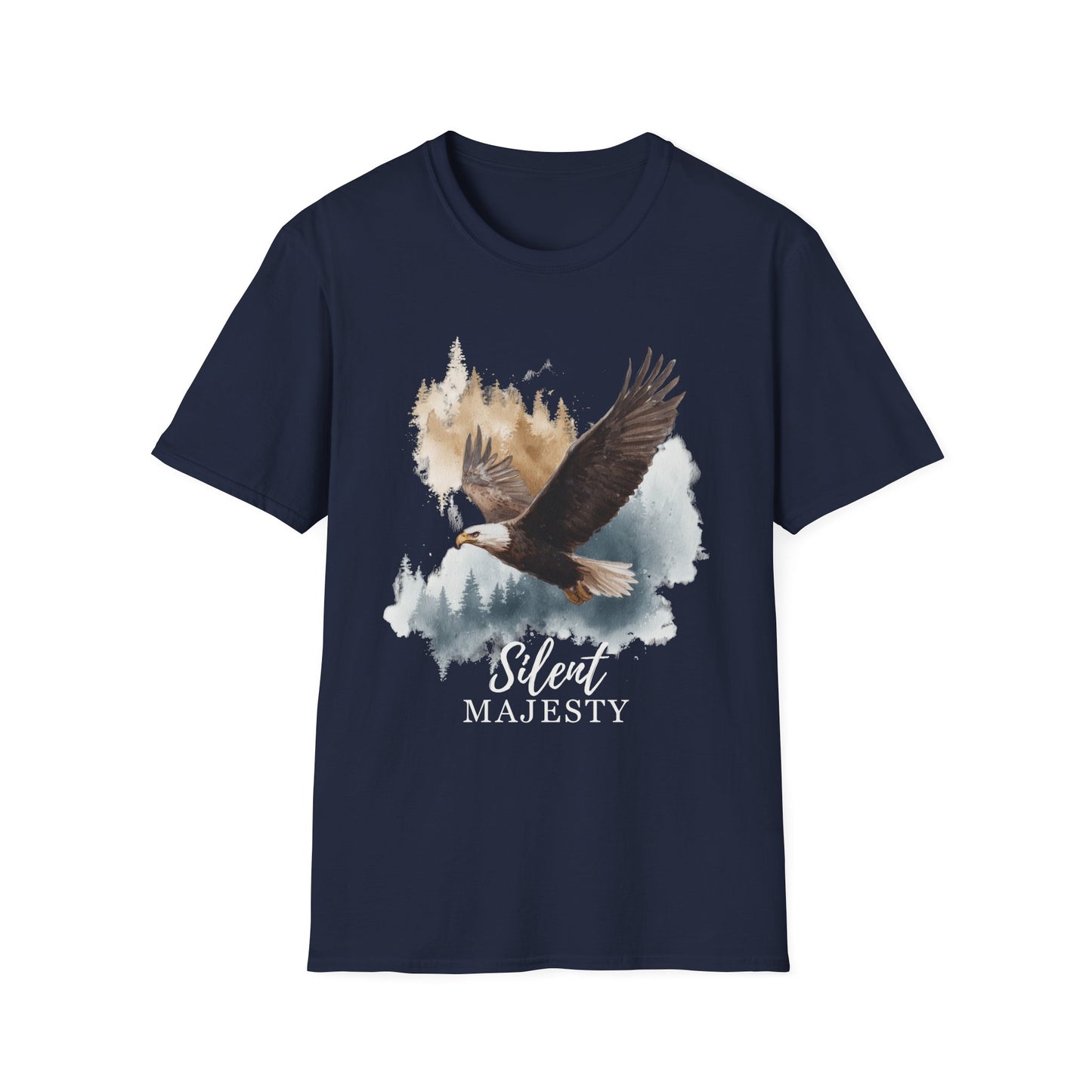 Bald Eagle Silent Majesty Watercolor T-Shirt