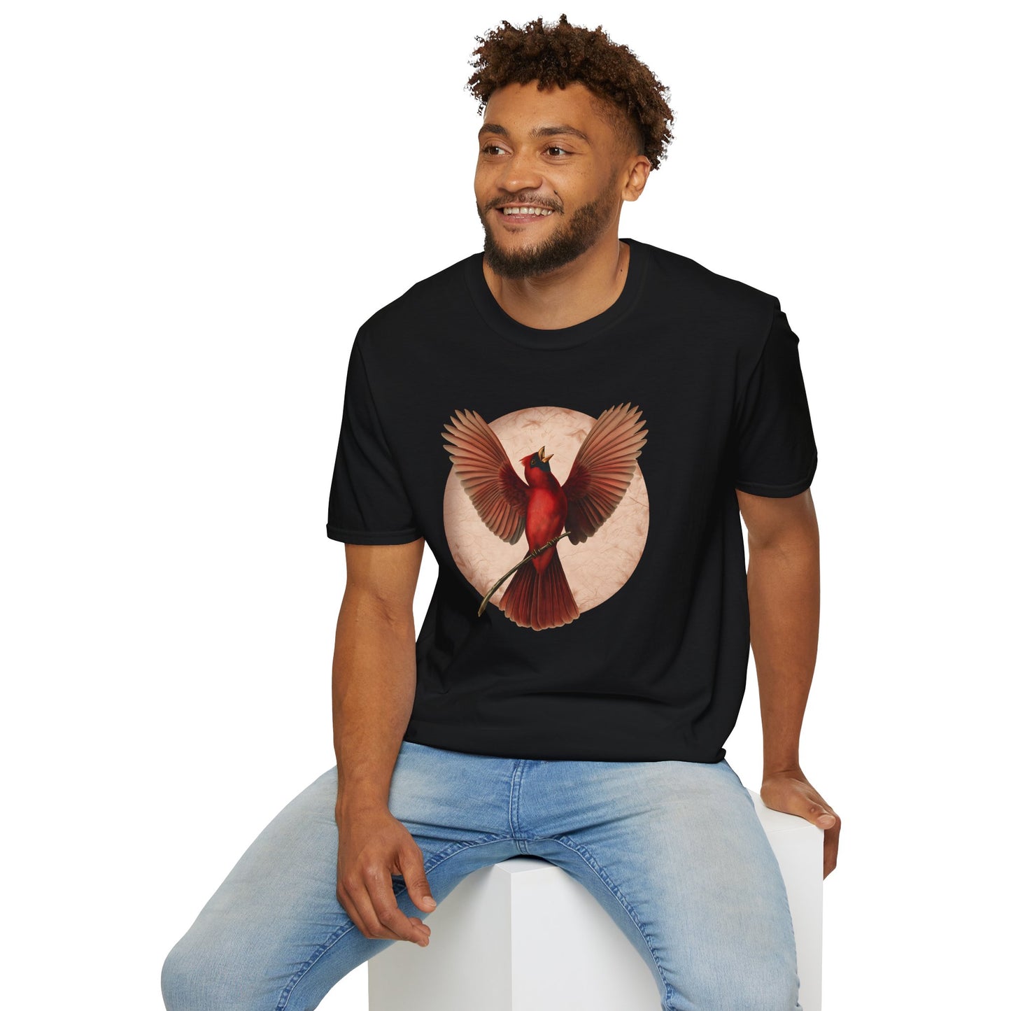 Northern Cardinal with Wings Outstretched T-Shirt