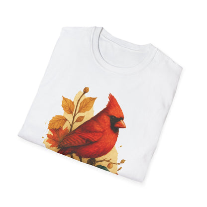 Northern Cardinal (Male) – Field Guide Watercolor Tee