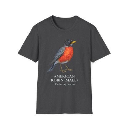 American Robin (Male) Field Guide Tee