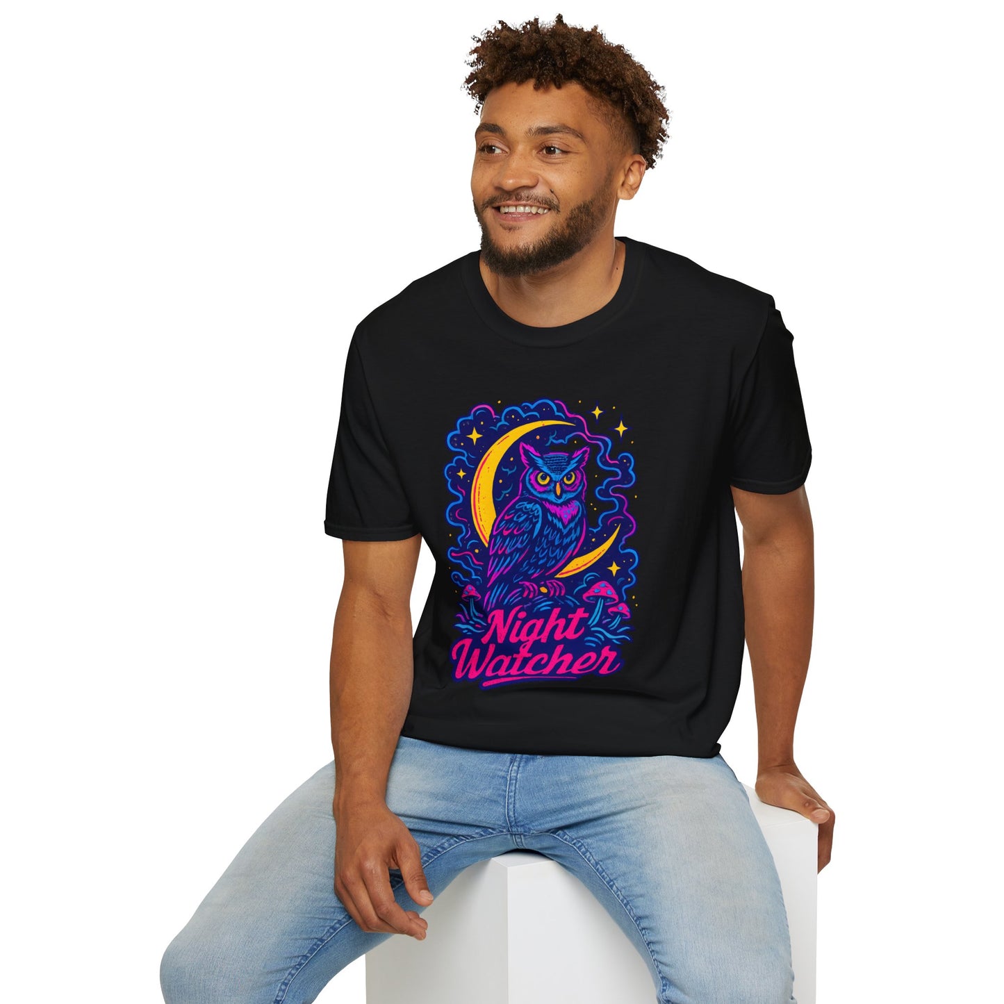 Great Horned Owl Psychedelic T-Shirt