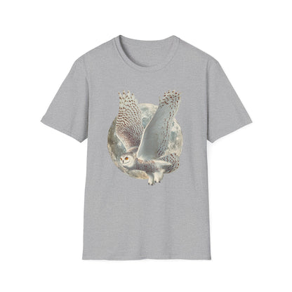 Snowy Owl Moon T-Shirt