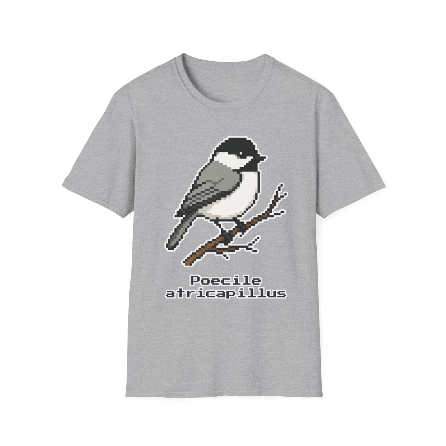 Black-capped Chickadee Pixel Art