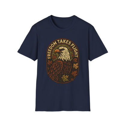 Bald Eagle Autumn Vintage T-Shirt