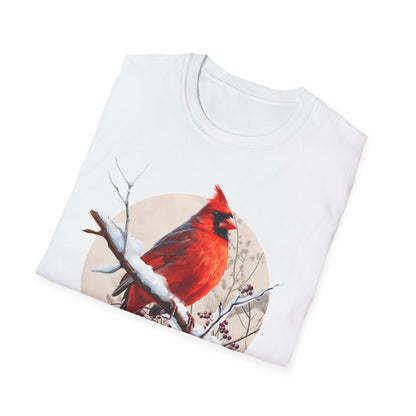 Northern Cardinal – Winter Branch T-Shirt