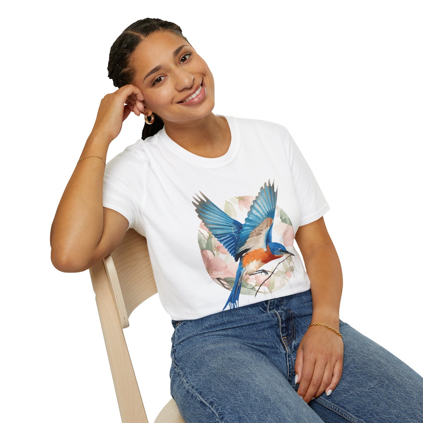 Eastern Bluebird Spring Blossom T-Shirt
