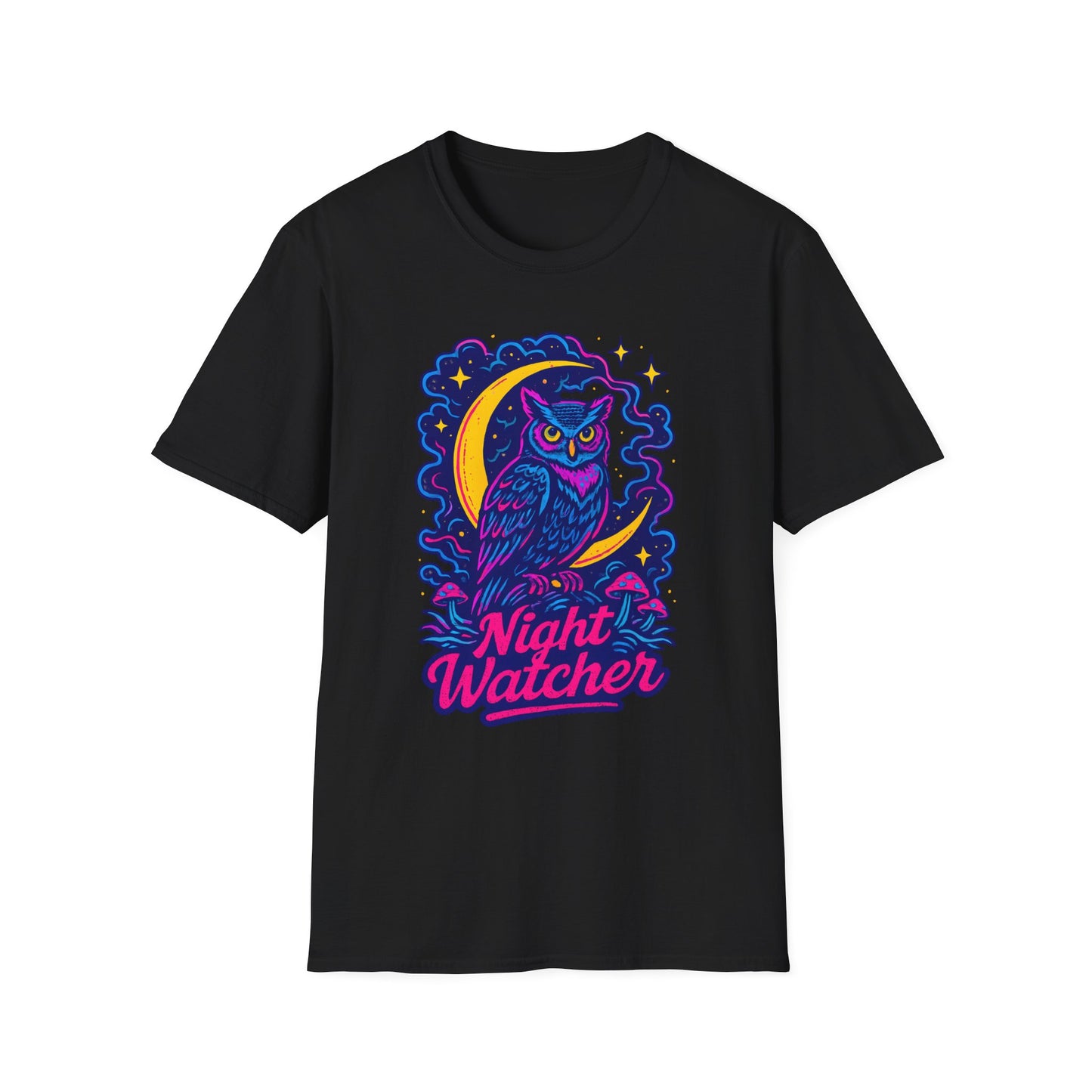 Great Horned Owl Psychedelic T-Shirt